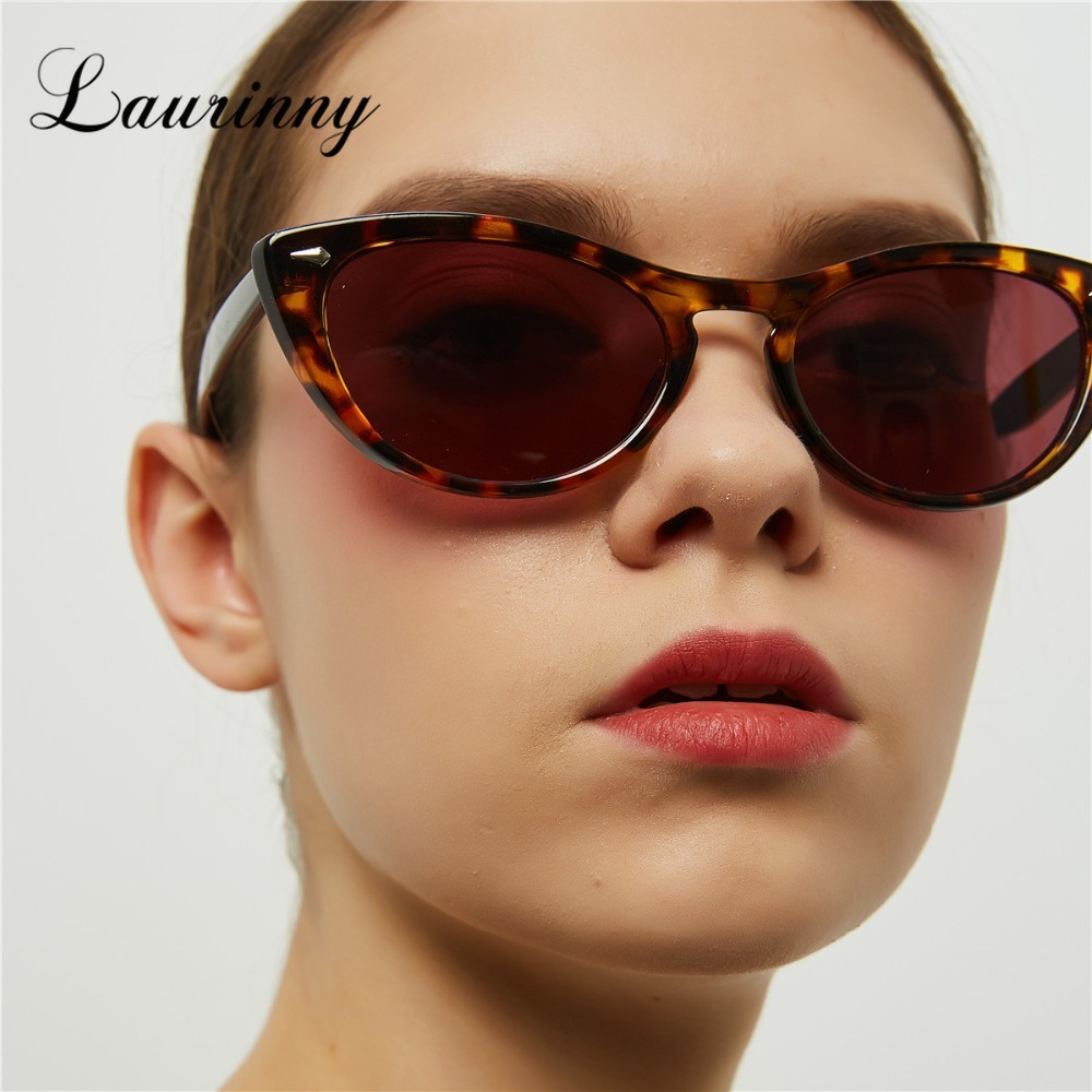 Women'S Fashion Of The 70S - Vintage Cat Eye Leopard แว่นตากันแดดผู้หญิงการออกแบบแบรนด์สแควร์เต่าแว่นตากันแดดสีดำกรอบแว่นตา UV400