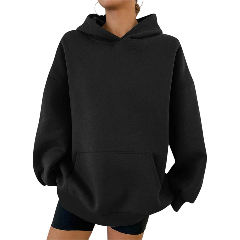 Women'S Fashion Hoodies - เสื้อฮู้ดดี้ลำลองผู้ชายผู้หญิง แขนยาวทรงหลวม แฟชั่นหลากสี รุ่นโอเวอร์ไซส์ สำหรับฤดูใบไม้ผลิและฤดูใบไม้ร่วง ปี