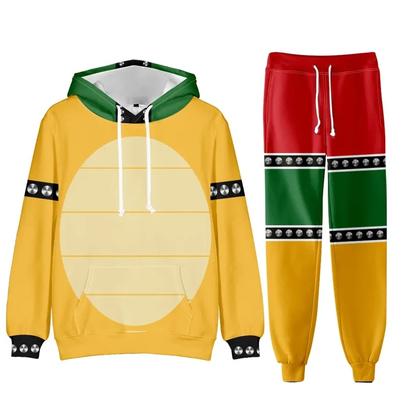 Women'S Fashion Hoodies - ชุดคอสเพลย์ Super Brothers Bowser รุ่นใหม่ l2025l