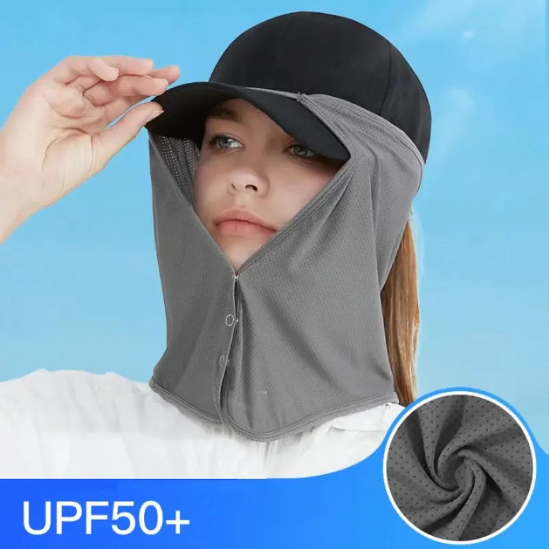 Women'S Fashion Visor - Quick Drying หมวกตกปลา Face คอบังแดดหน้ากากหมวก UV