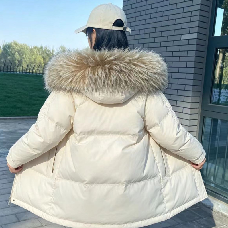 Women'S Fashion Hoodies - ปกขนแรคคูนสำหรับเสื้อแจ็คเก็ต ปกขนแท้สำหรับผู้หญิง ปกขนธรรมชาติให้ความอบอุ่น ตกแต่งฮู้ดเสื้อโค้ทกันหนาว ขนเฟอร์สำหรับตกแต่งฮู้ดเสื้อแจ็คเก็ต