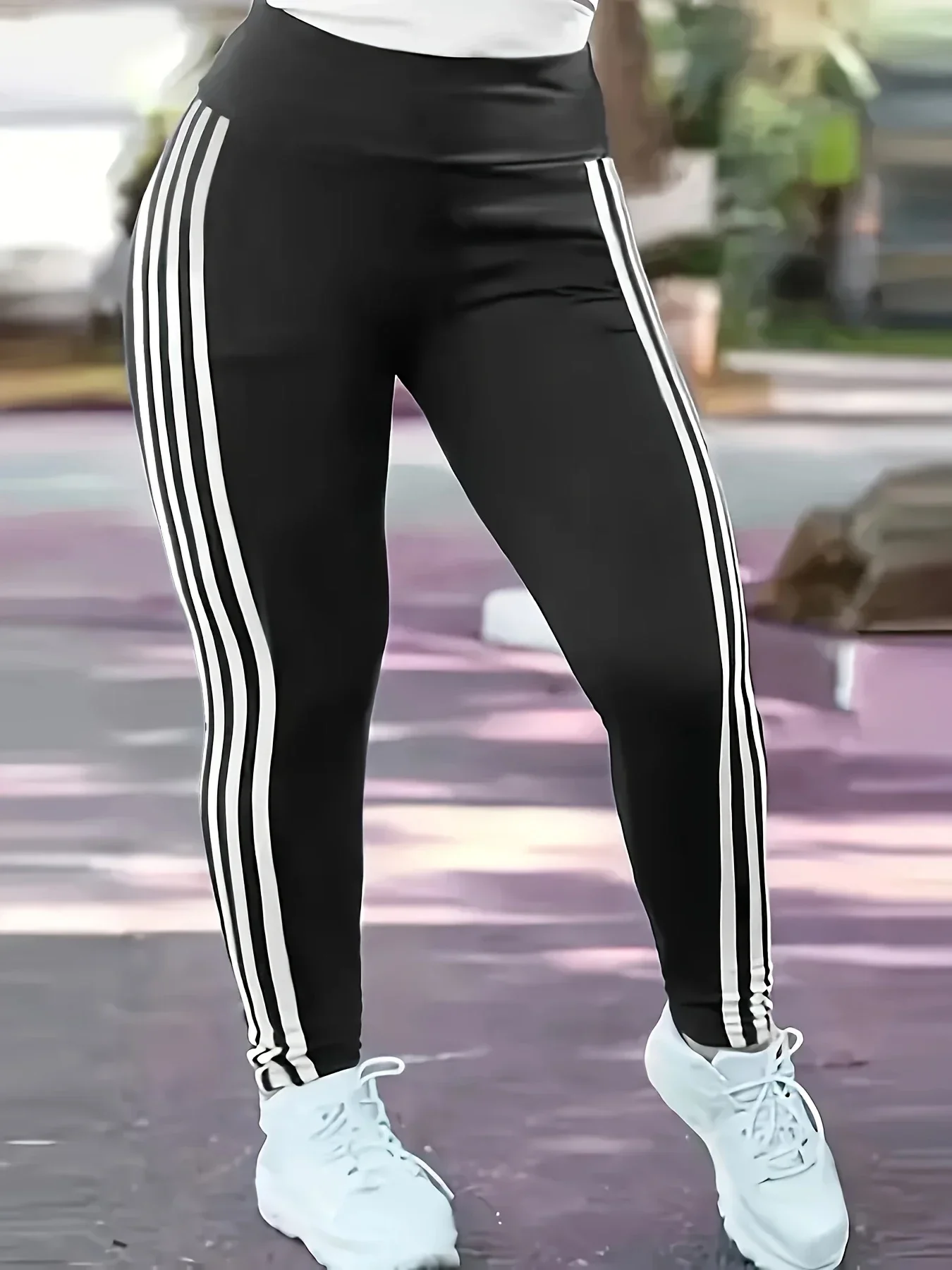 Women'S Fashion Leggings - ผู้หญิง 1XL-5XL Plus ขนาดสุภาพสตรี Casual Slim