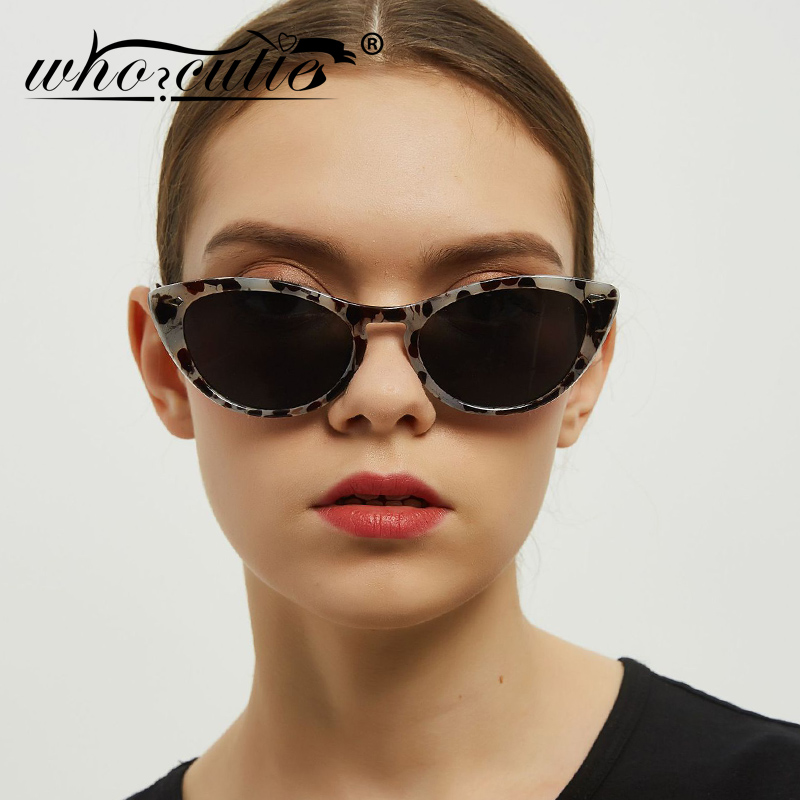 Women'S Fashion Of The 70S - 2025 Vintage Cat Eye แว่นตากันแดดผู้หญิงการออกแบบแบรนด์สแควร์เต่าสีดําเสือดาวกรอบแฟชั่นแว่นตากันแดด Shades