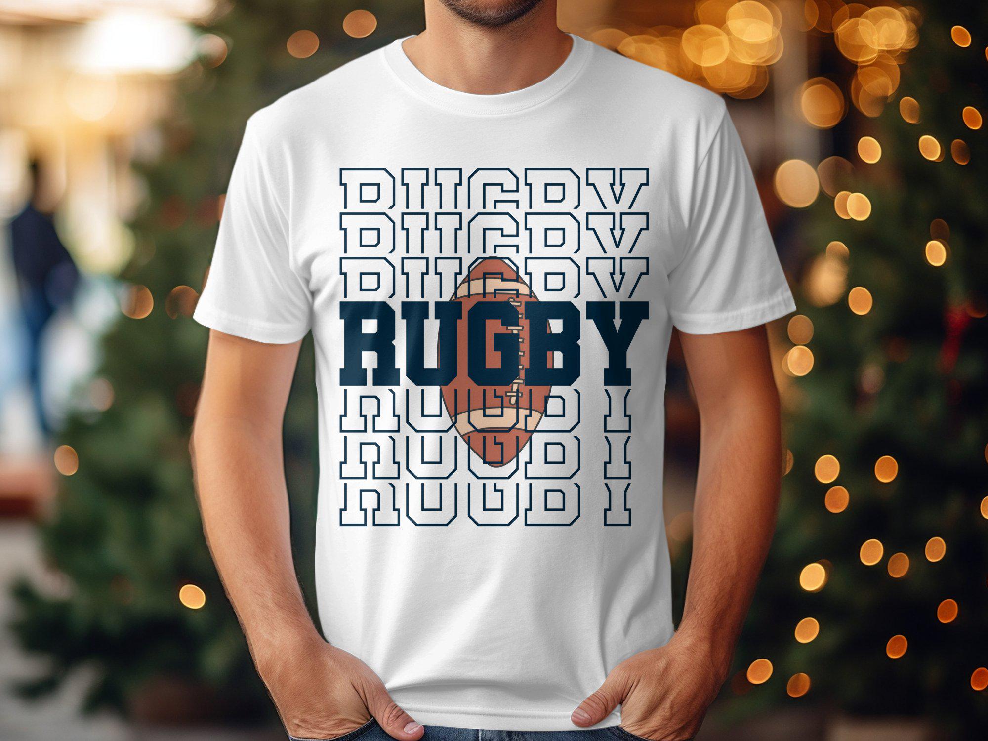 Women'S Fashion Rugby Top - เสื้อยืดทรงหลวมสบายๆ สไตล์ลำลองและทันสมัย พร้อมลายรักบี้: เสื้อยืดกีฬาที่เหมาะสำหรับทั้งผู้ชายและผู้หญิง