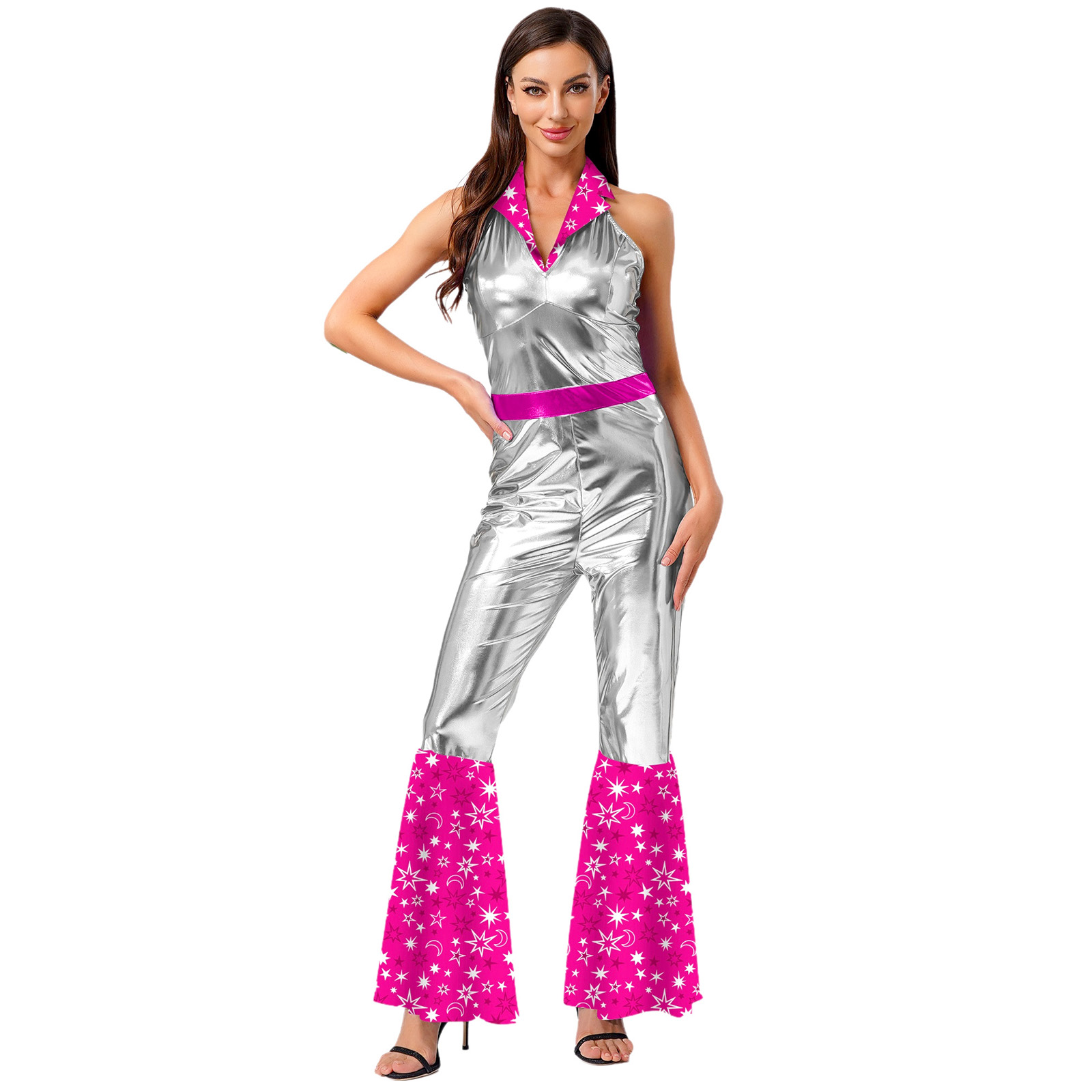 Sleeveless Jumpsuit - ผู้หญิง 70 วินาที 80 วินาที Disco
