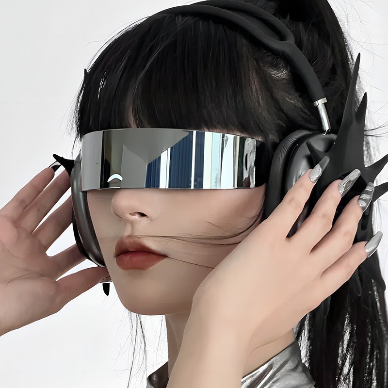 แว่นกันแดดทรงแคบสไตล์ไซคลอปส์  - Women'S Fashion Visor บทวิจารณ์และราคา