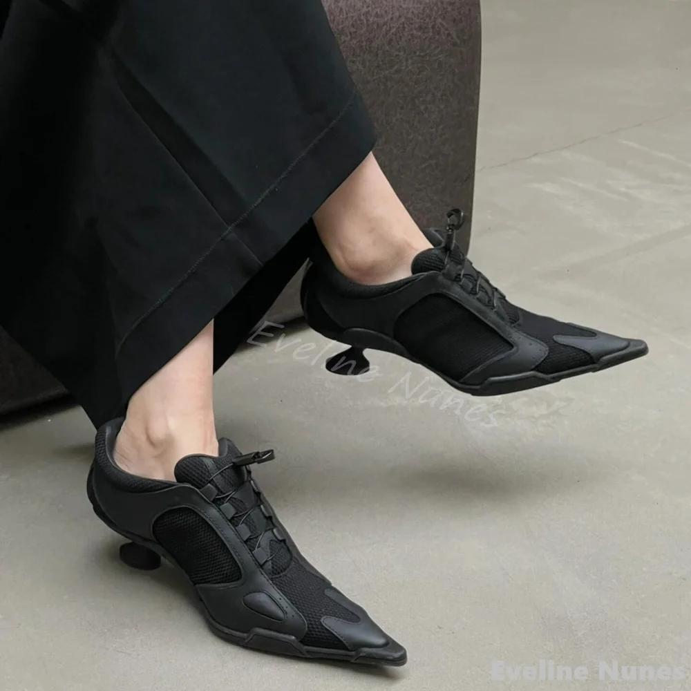 รองเท้าผ้าตาข่ายแบบส้นสูงสำหรั - Sneakers Fashion Women บทวิจารณ์และราคา