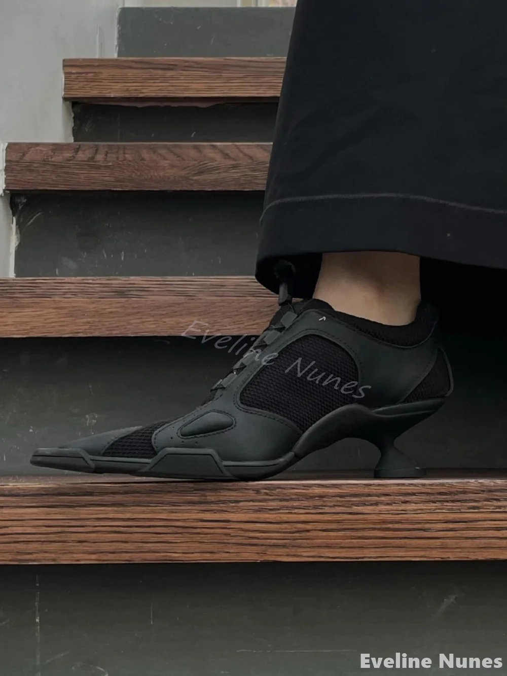 รองเท้าผ้าตาข่ายแบบส้นสูงสำหรั - Sneakers Fashion Women บทวิจารณ์และราคา