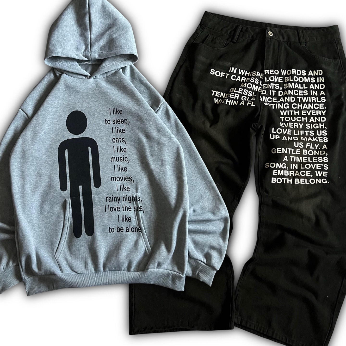 กางเกงยีนส์ลายอเมริกัน Y2K เสื - Women'S Fashion Hoodies บทวิจารณ์และราคา
