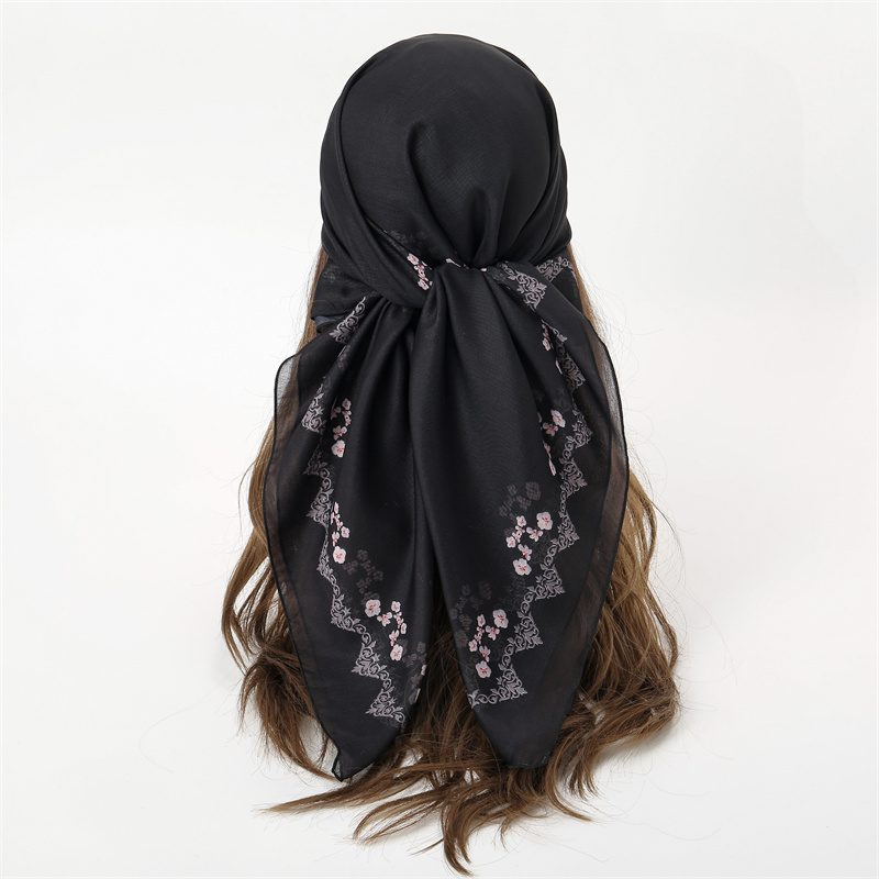 ใหม่มุสลิมสแควร์ฮิญาบผ้าพันคอพ - Women'S Fashion Visor บทวิจารณ์และราคา