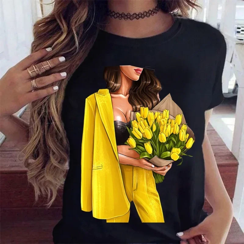 เสื้อยืดแขนสั้นพิมพ์ลายขนาดใหญ - Women'S Fashion Leggings บทวิจารณ์และราคา