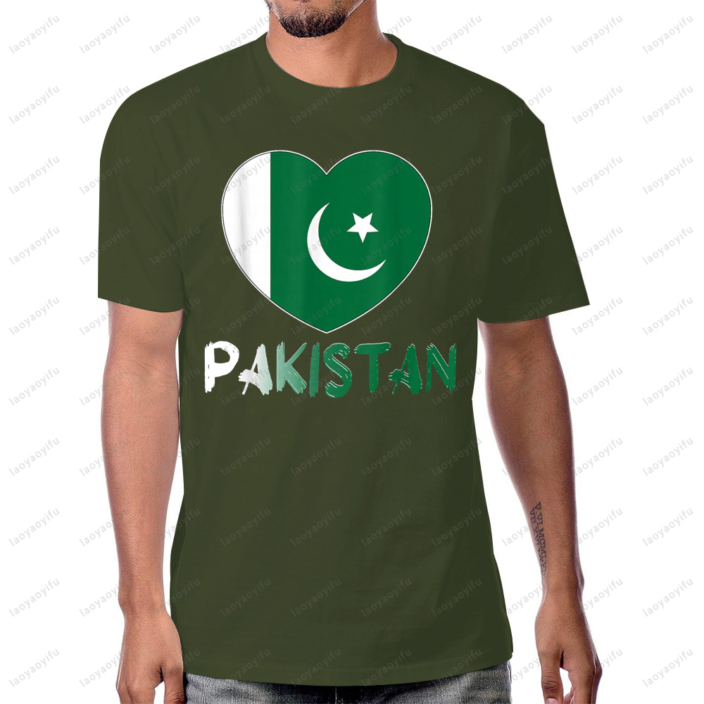 เสื้อยืดพิมพ์ลายธงชาติปากีสถาน - Women Fashion Pakistan บทวิจารณ์และราคา
