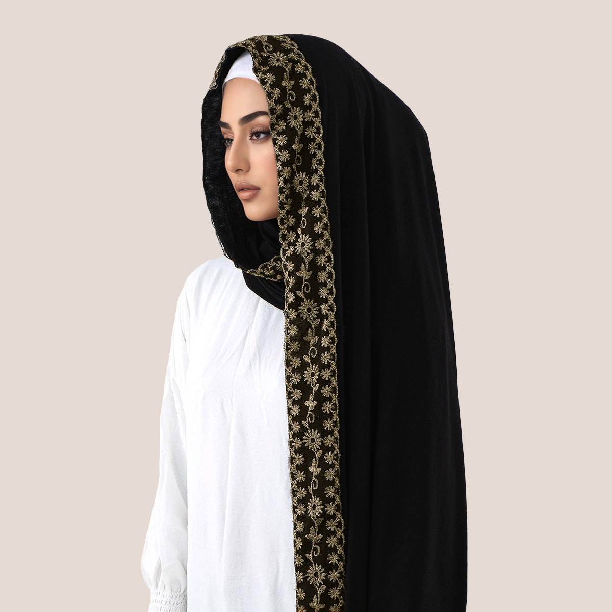 ผ้าคลุมศีรษะมุสลิมแบบยาว ผ้าฝ้ - Women'S Fashion Jersey บทวิจารณ์และราคา
