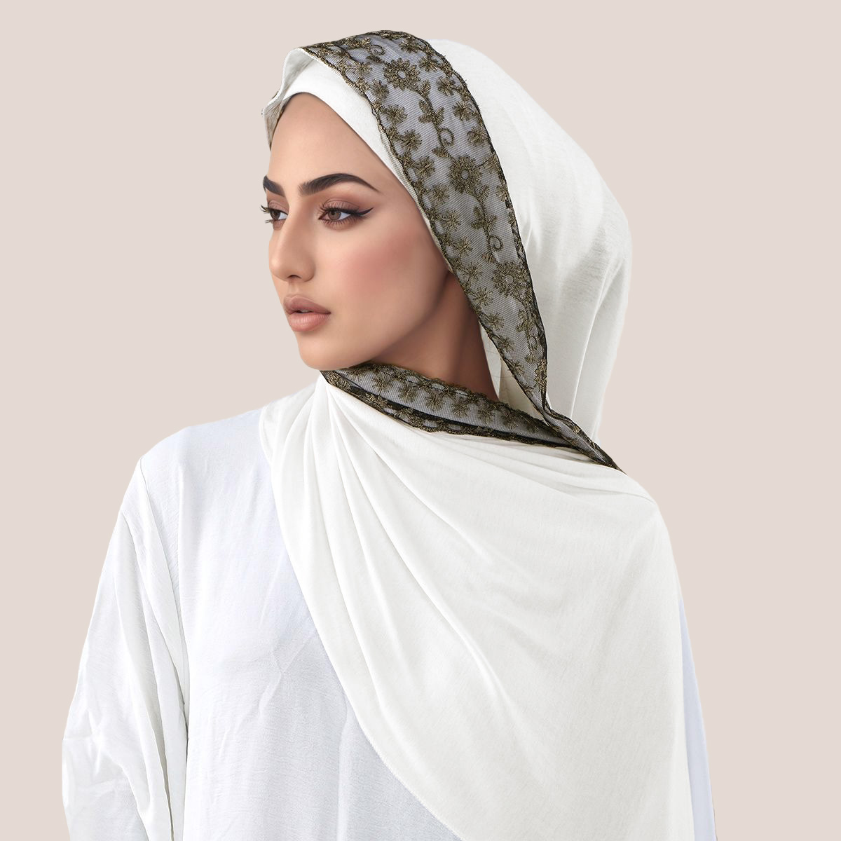 ผ้าคลุมศีรษะมุสลิมแบบยาว ผ้าฝ้ - Women'S Fashion Jersey บทวิจารณ์และราคา