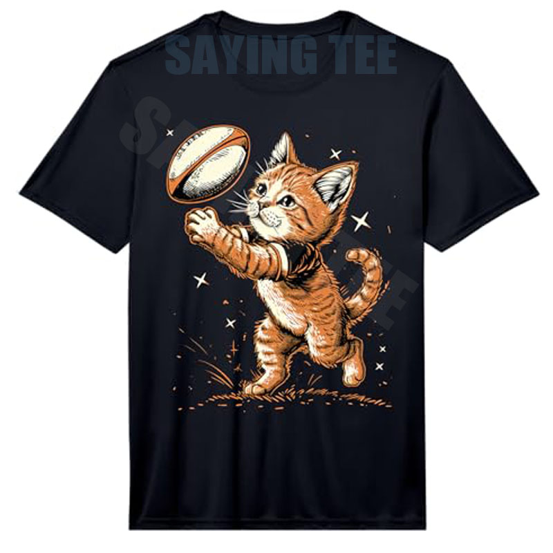 เสื้อยืดลายแมวสำหรับนักกีฬารัก - Women'S Fashion Rugby Top บทวิจารณ์และราคา