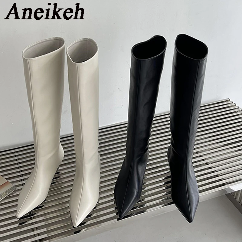 รองเท้าบูททรงสูงถึงเข่า ส้นเตี - Women'S Fashion Knee High Boots บทวิจารณ์และราคา