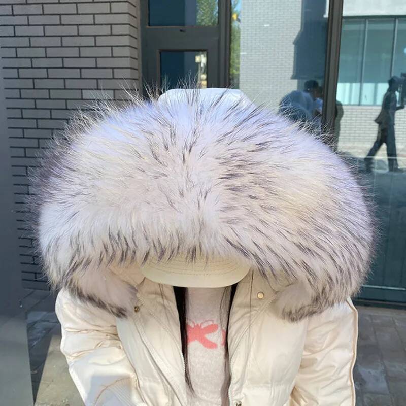 ปกขนแรคคูนสำหรับเสื้อแจ็คเก็ต  - Women'S Fashion Hoodies บทวิจารณ์และราคา