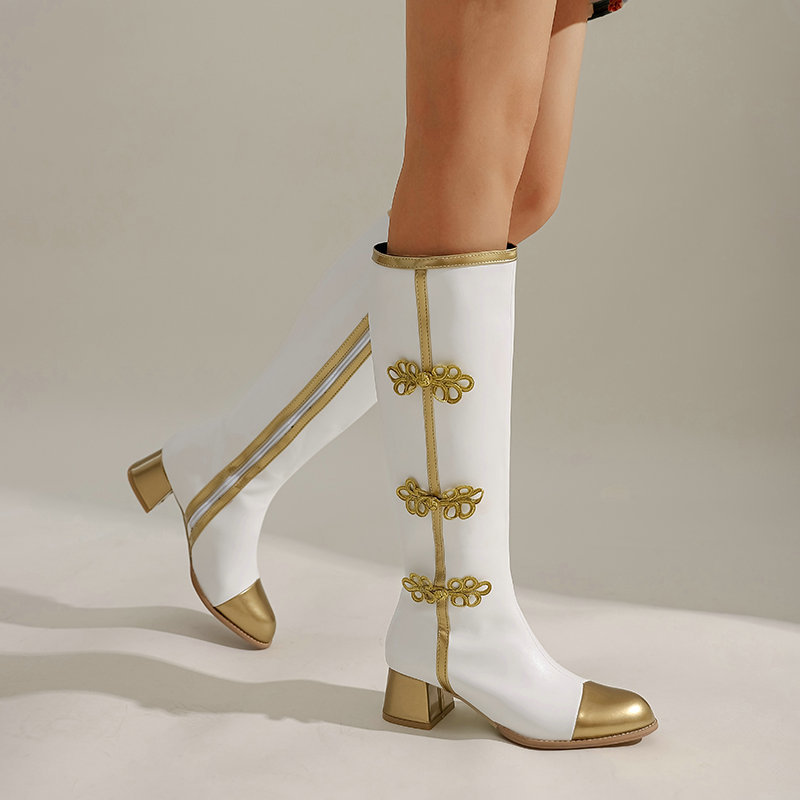 ขนาดใหญ่แฟชั่นเข่ารองเท้าบูทสู - Women'S Fashion Knee High Boots บทวิจารณ์และราคา