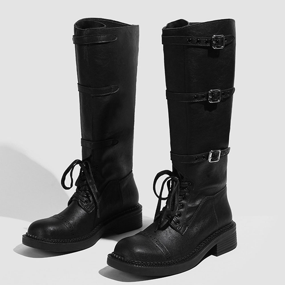 รองเท้าบูทสูงถึงเข่าสำหรับผู้ห - Women'S Fashion Knee High Boots บทวิจารณ์และราคา
