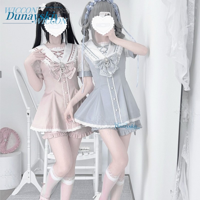 ชุดเดรสคอปกกะลาสี แต่งลูกไม้ โ - Sleeveless Jumpsuit บทวิจารณ์และราคา