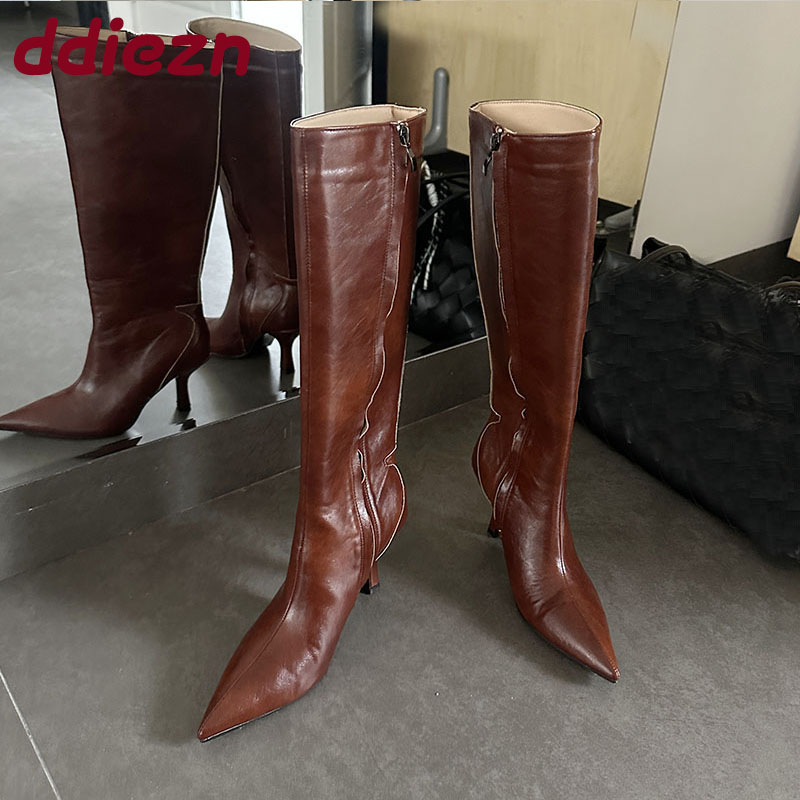 รองเท้าบูทหุ้มข้อสูงถึงเข่า หั - Women'S Fashion Knee High Boots บทวิจารณ์และราคา