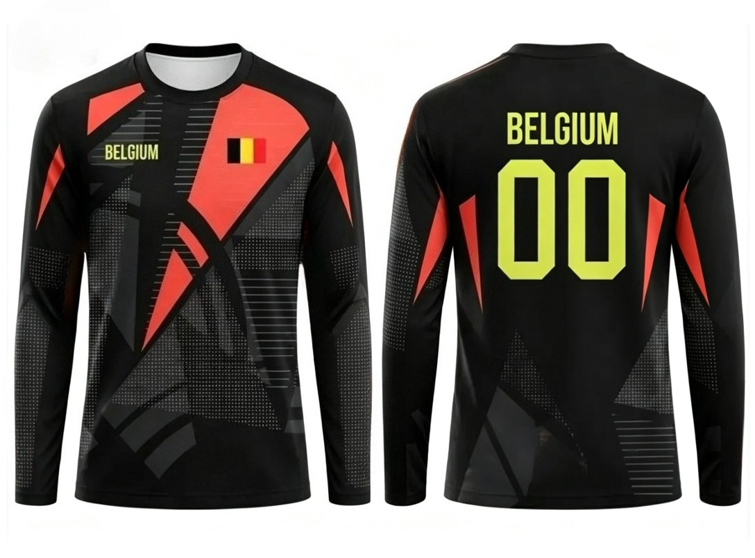 เสื้อฟุตบอลเบลเยียมคอกลมแขนยาว - Women'S Fashion Jersey บทวิจารณ์และราคา