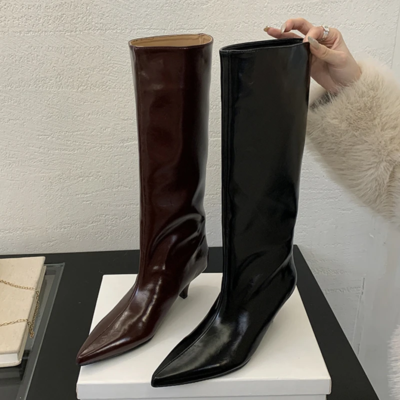 Aneikeh แฟชั่นฤดูหนาว Street ส - Women'S Fashion Knee High Boots บทวิจารณ์และราคา