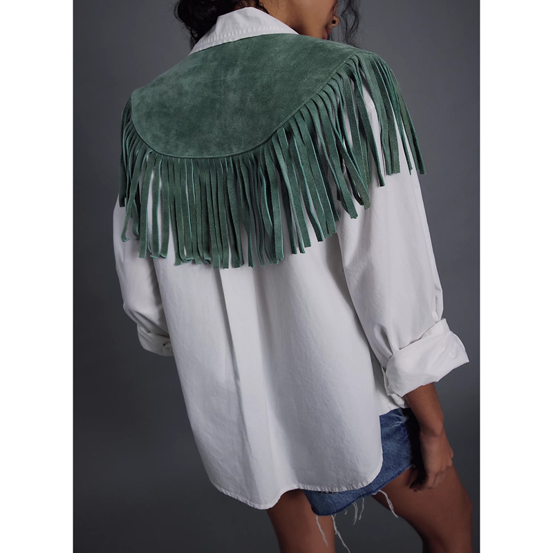 เสื้อกั๊กหนังกลับสไตล์วินเทจ Y - Women'S Fashion Of The 70S บทวิจารณ์และราคา