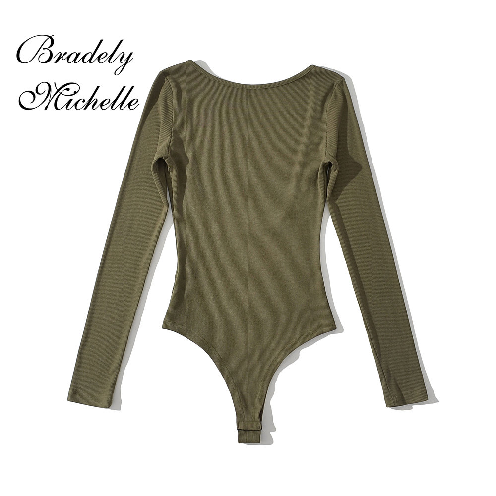 เสื้อผ้าเซ็กซี่ของผู้หญิงแขนยา - Turtleneck Bodysuit บทวิจารณ์และราคา