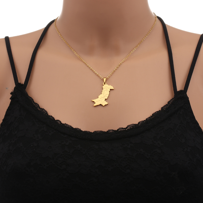 แผนที่ปากีสถานพร้อมสร้อยคอจี้เ - Women Fashion Pakistan บทวิจารณ์และราคา