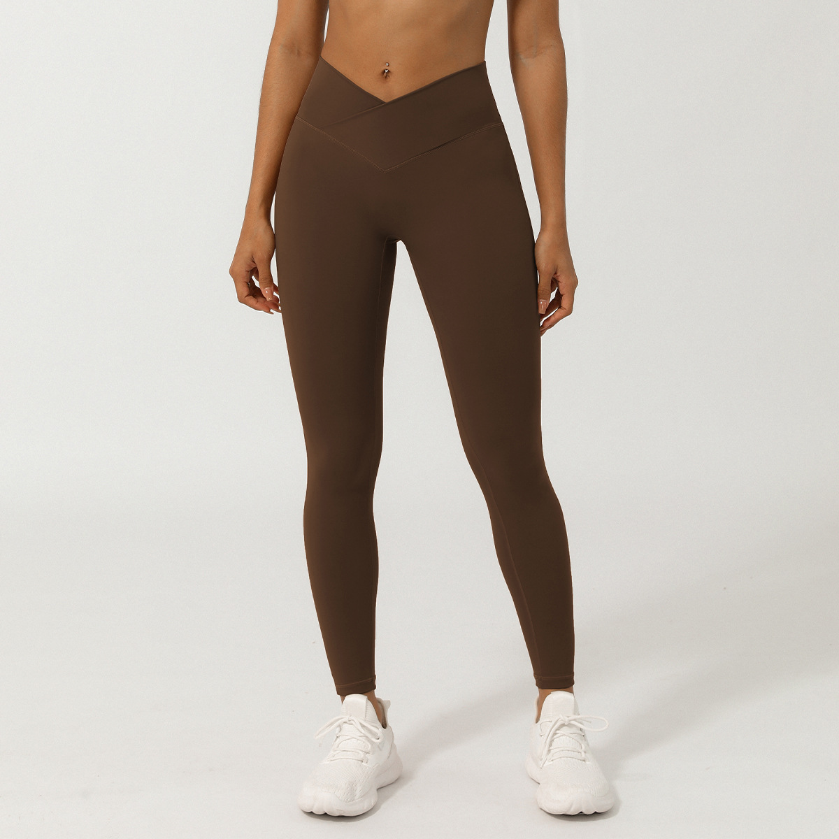 กางเกงโยคะเอวสูงแบบครอปสำหรับผ - Women'S Fashion Leggings บทวิจารณ์และราคา