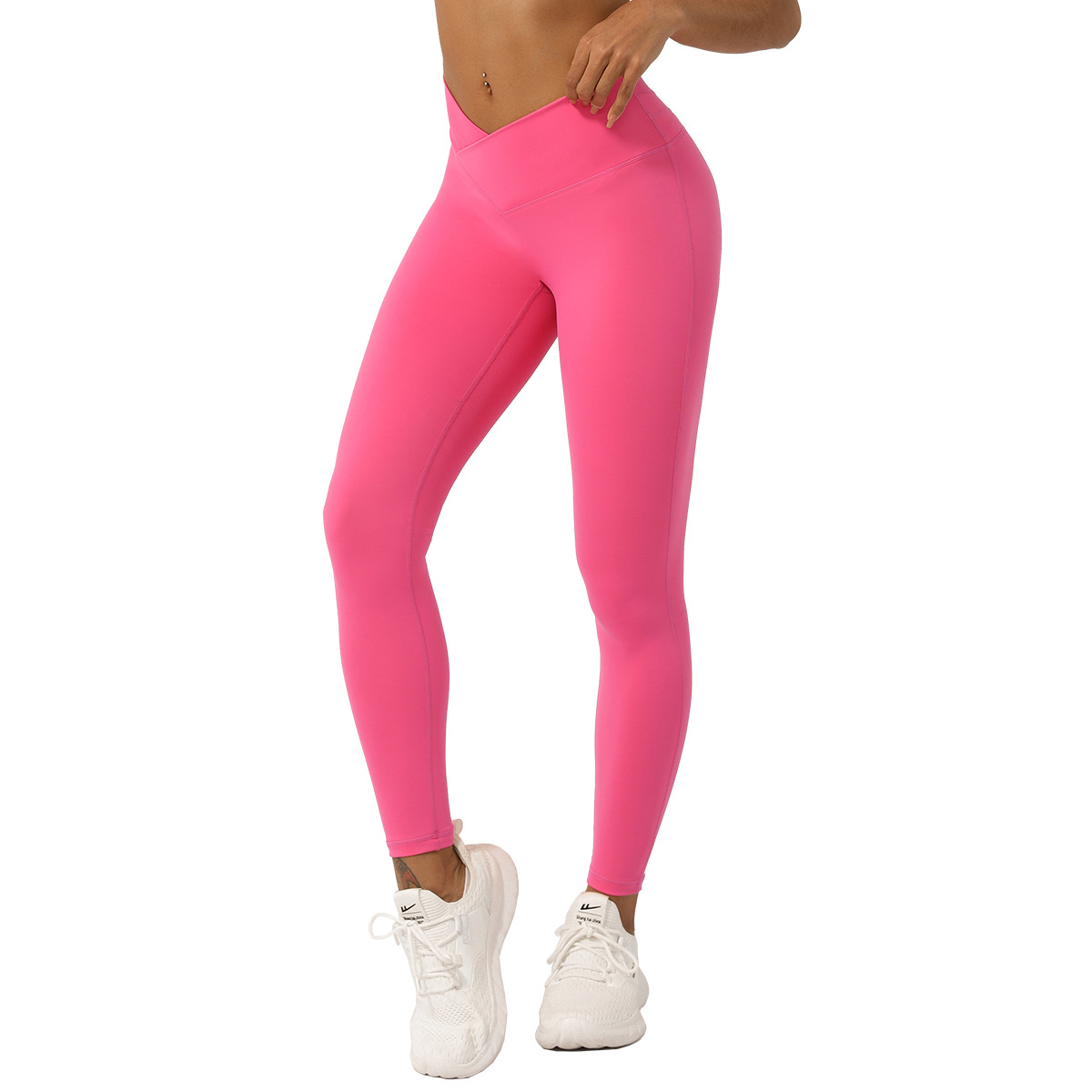 กางเกงโยคะเอวสูงแบบครอปสำหรับผ - Women'S Fashion Leggings บทวิจารณ์และราคา