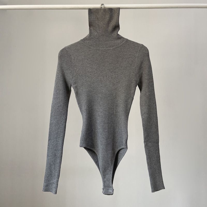 บอดี้สูทผู้หญิงแขนยาวแฟชั่นหรู - Turtleneck Bodysuit บทวิจารณ์และราคา