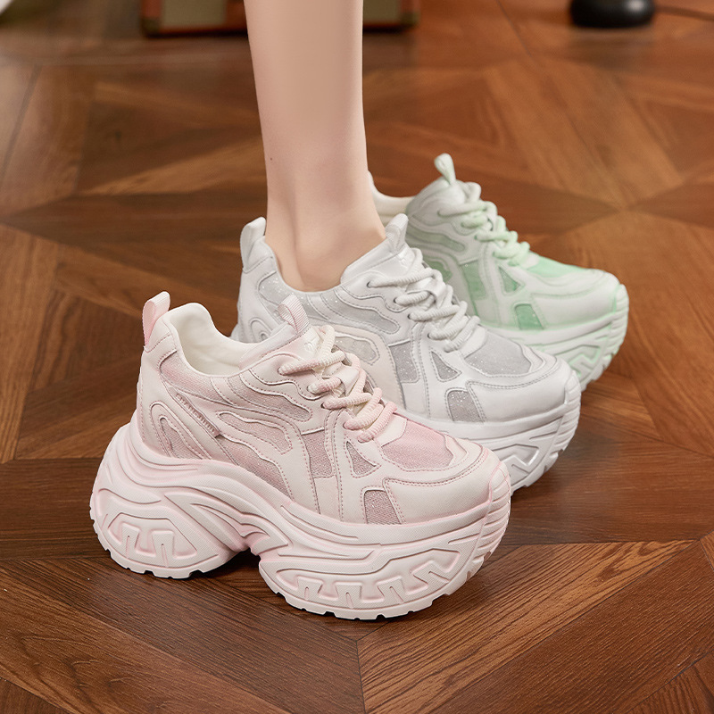 รองเท้าผ้าใบแฟชั่นผู้หญิงแบบหน - Sneakers Fashion Women บทวิจารณ์และราคา