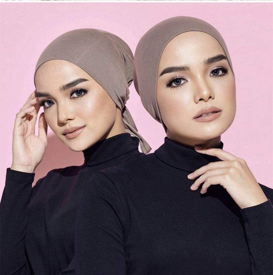 หมวกฮิญาบแบบนุ่มใหม่ ผ้าคลุมผม - Women'S Fashion Visor บทวิจารณ์และราคา