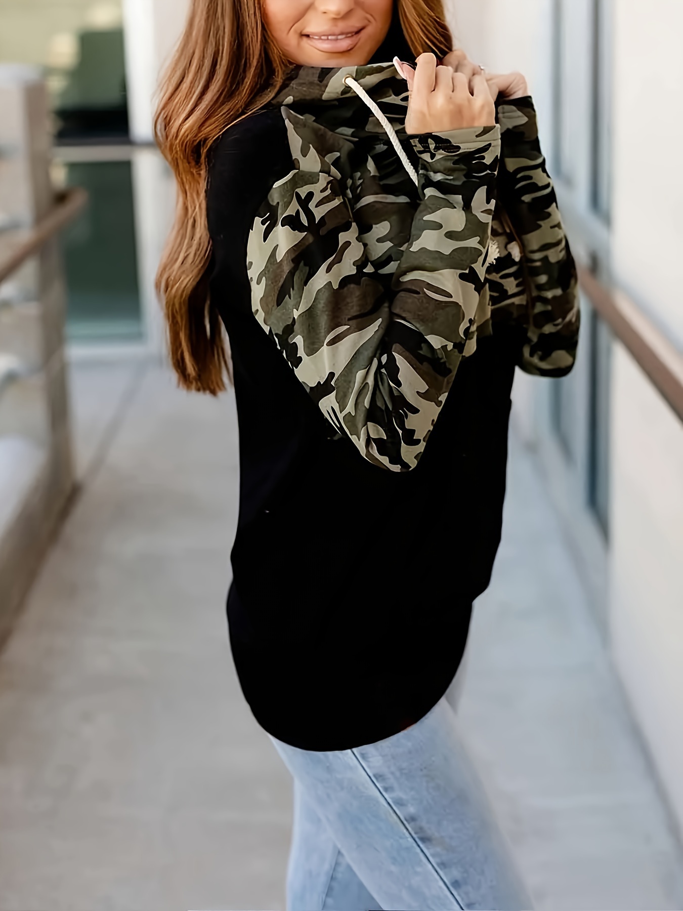 พลัสขนาด 1XL-5XL ผู้หญิงแฟชั่น - Women'S Fashion Hoodies บทวิจารณ์และราคา